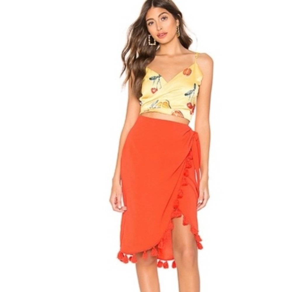 Show Me Your Mumu Red Skirt - Size M